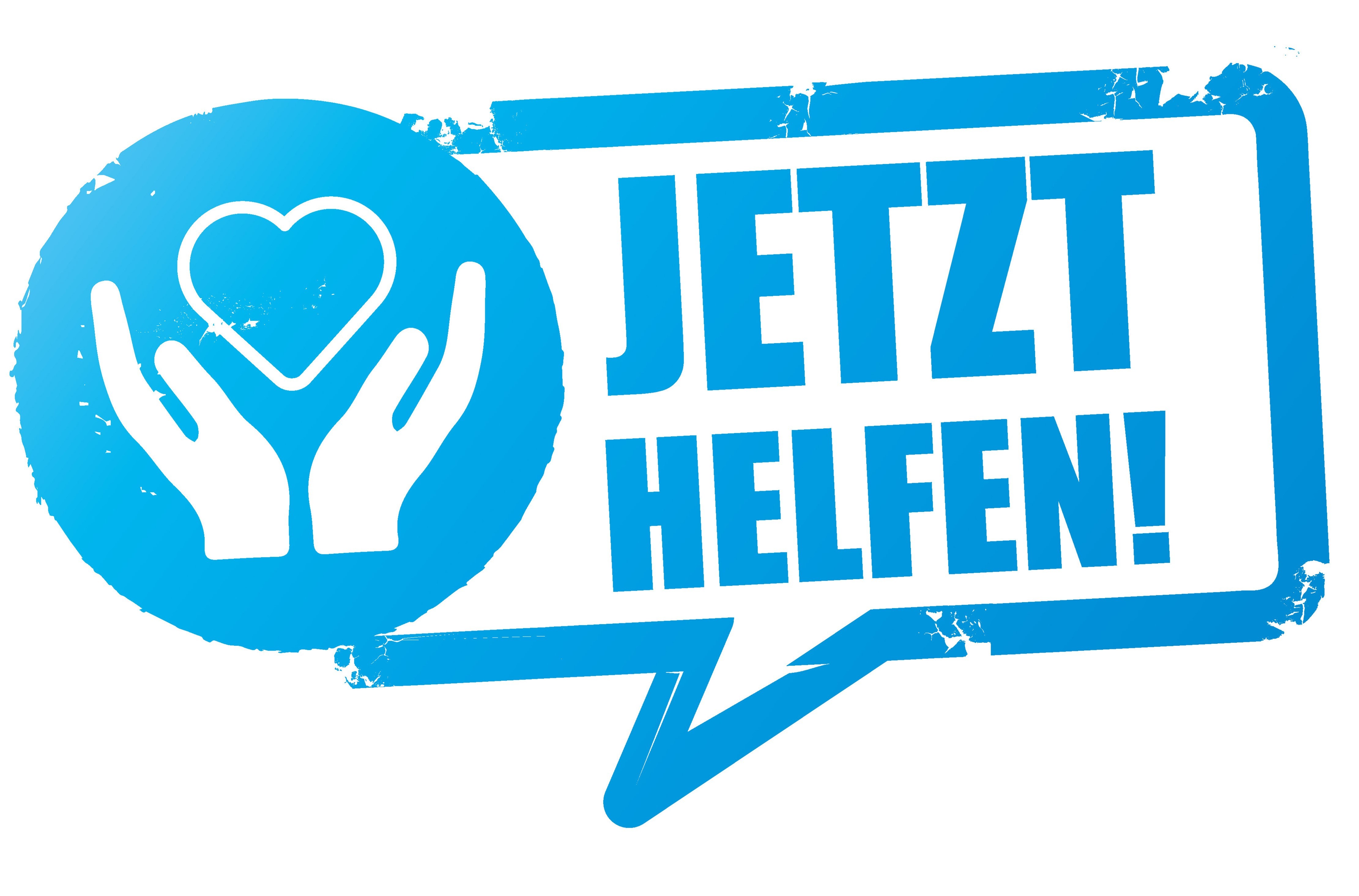 Jetzt Helfen - Stempel Vektor Illustration