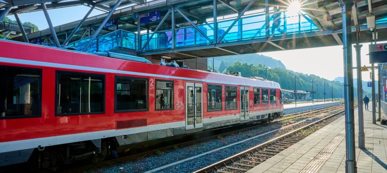Regionalbahn im Bhf Gerolstein