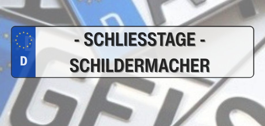 Schildermacher geschlossen - 1