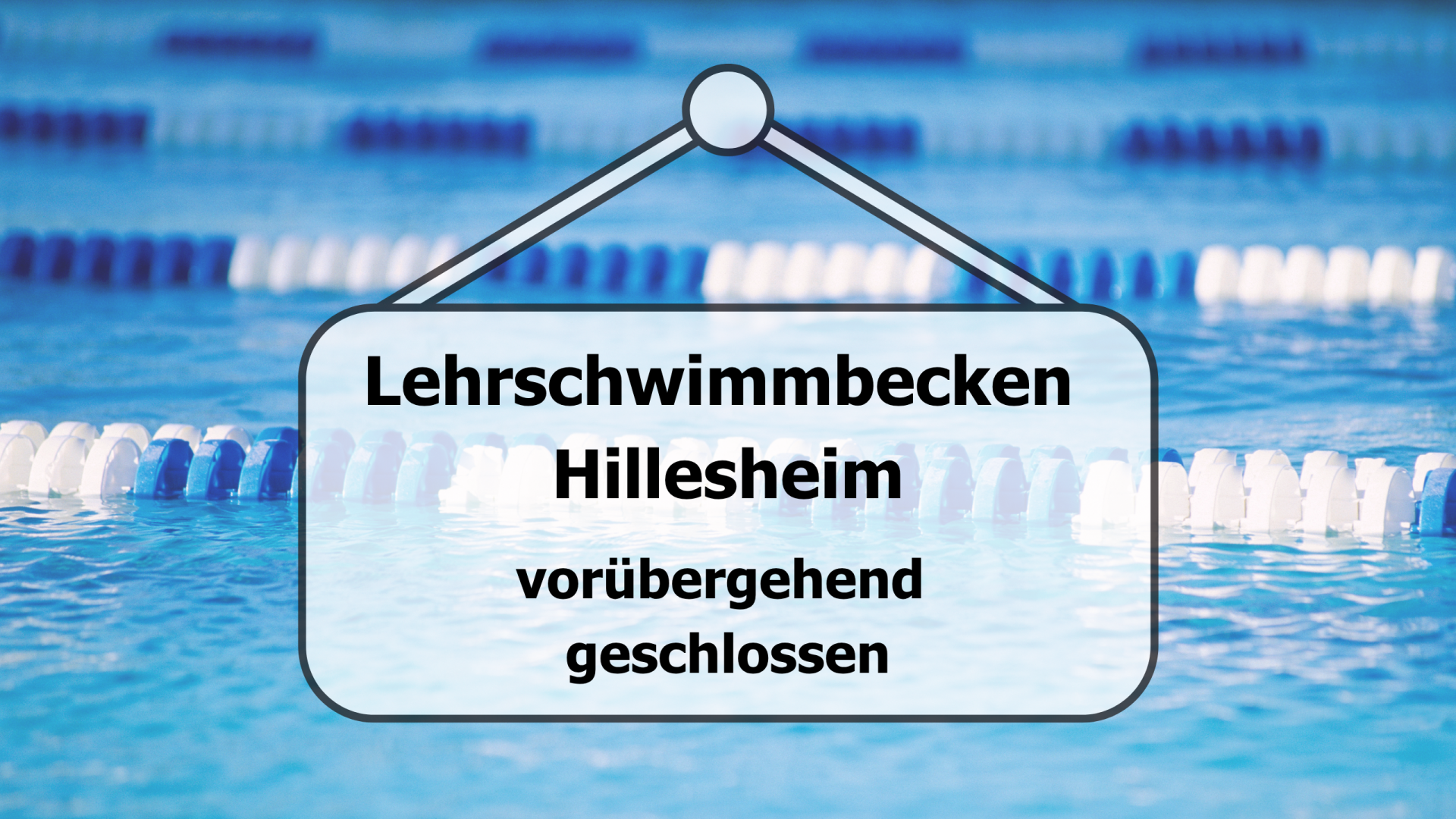 Lehrschwimmbecken Hillesheim vorübergehend geschlossen - 1