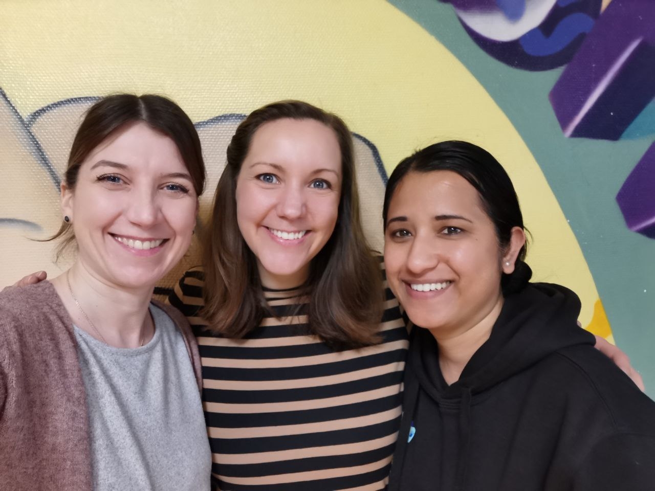 Das Team Haus der Jugend Gerolstein: Vanessa Füten, Friederike Hens und Garima Pundir (v.l.)