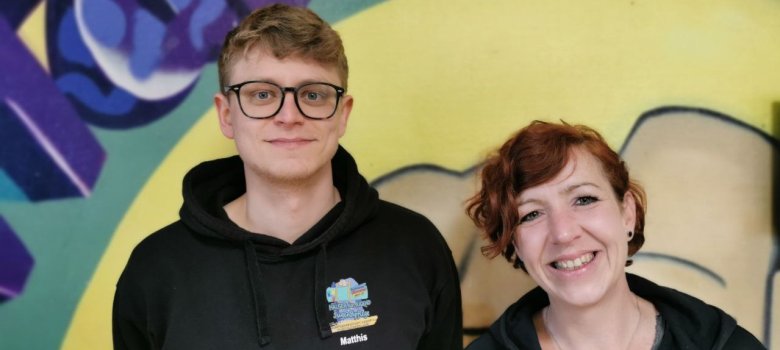 Matthis Otto und Marion Michels bilden das Team der Jugendpflege der VG Gerolstein.