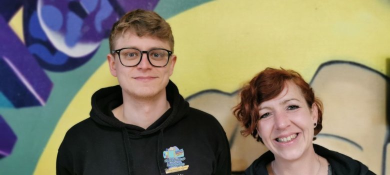 Matthis Otto und Marion Michels bilden das Team der Jugendpflege der VG Gerolstein.