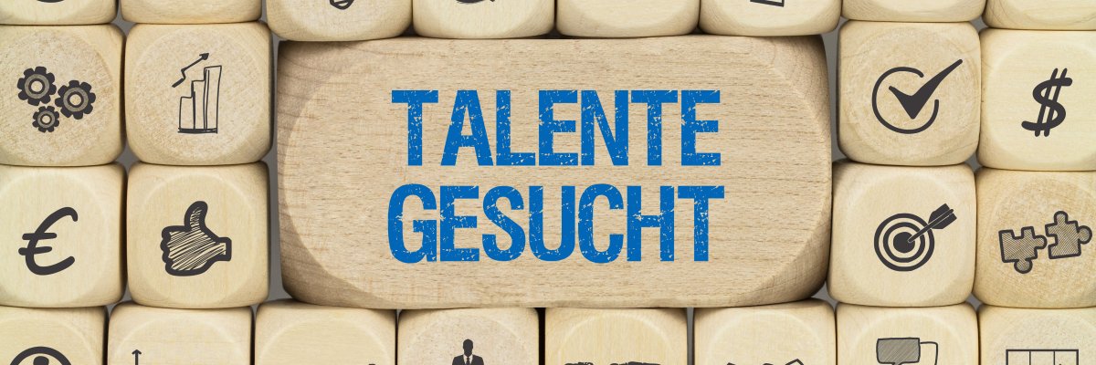 Talente gesucht / Würfel mit Symbole